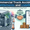 Commercial truck accident settlement